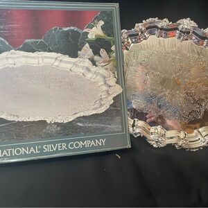 International Silver Company Decorative Tray